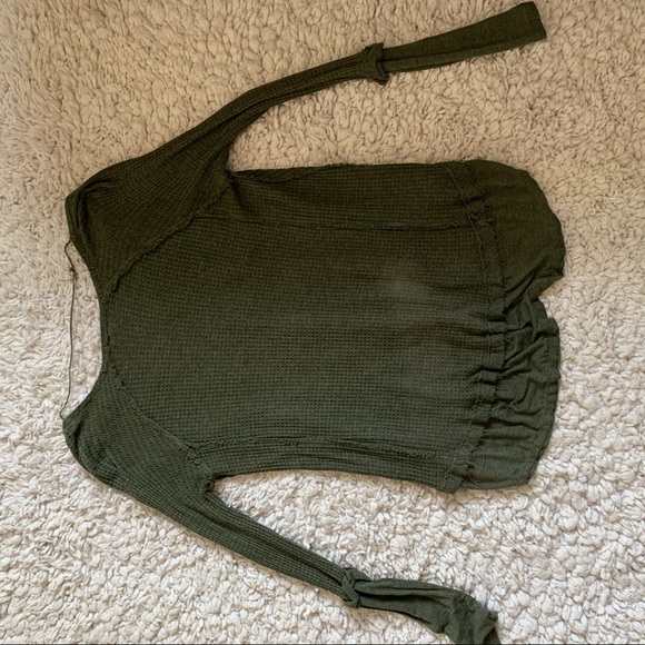 Free People Green Top - Picture 4 of 4